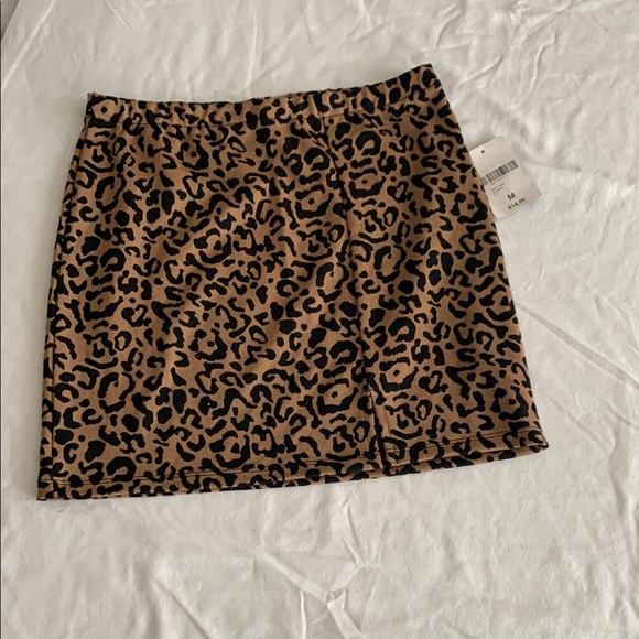 Forever 21 Black and Brown Mini Pencil Skirt - Picture 1 of 3
